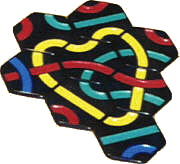 Rumena zanka v obliki srca iz osmih plo��ic